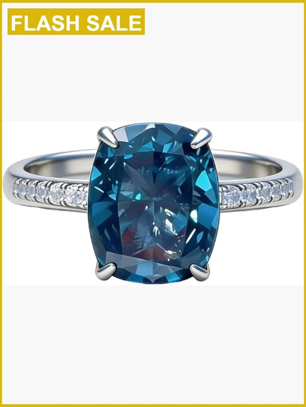 925 Sterling Silver Solitaire Halo Ring Cubic Zirconia Engagement Style